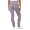 thumbnail image 4 of 32 Degrees Women's Super Soft Stretch Comfort Hand Pockets Active Pants Joggers-Purple / S, 4 of 7