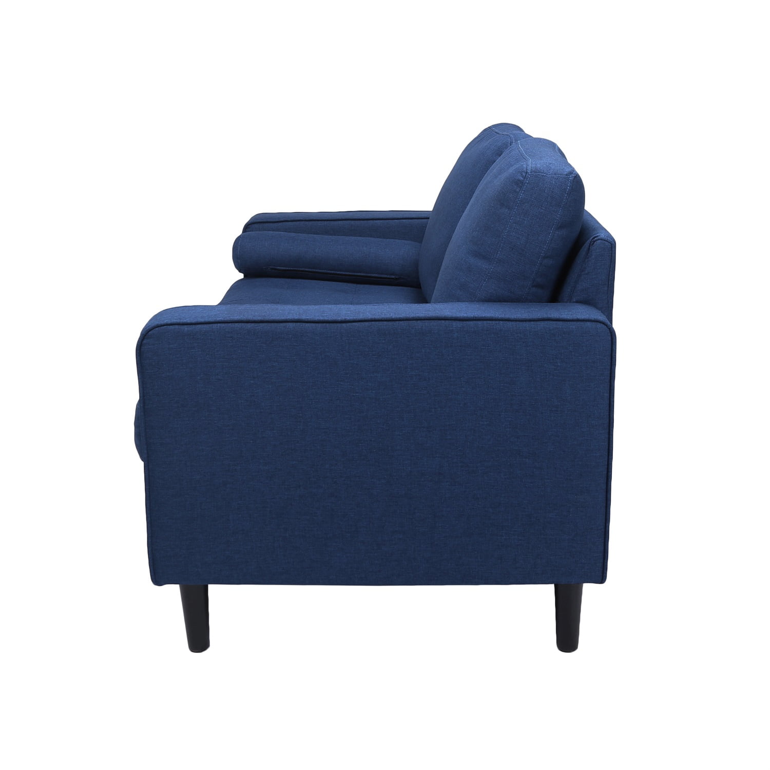 Kadyn 2pcs fabric Sofa Set, Modern fabric Sofa Bed, Upholstered Sofa Bed Couch for Bedroom, Navy Blue Kadyn 2pcs fabric Sofa Set, Modern fabric Sofa Bed, Upholstered Sofa Bed Couch for Bedroom, Navy Blue