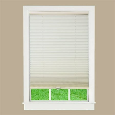 Online Furnishings DEZ Furnishing QDER340640 Cordless Pleated Light Filtering Shade, Ecru - 34 W x 64 L in. ()