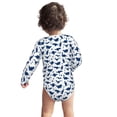 thumbnail image 3 of Cotton Baby Onsies, Dinosaurs Blue Silhouette Unisex Newborn Baby Long Sleeve Bodysuit Infant Outfit Toddler Baby Boy Clothes for Boys Girls, 3 of 7