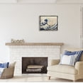 thumbnail image 3 of Stupell Industries Classic Tsunami Wave Nature Painting Gray Floater Framed Art Print Wall Art, 21 x 17, 3 of 10