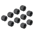thumbnail image 1 of Uxcell Plastic Flare Cap Female Thread 5Pcs 45 Degree SAE Flare Tube Fitting Valve Cap 1/4" 10, 1 of 6
