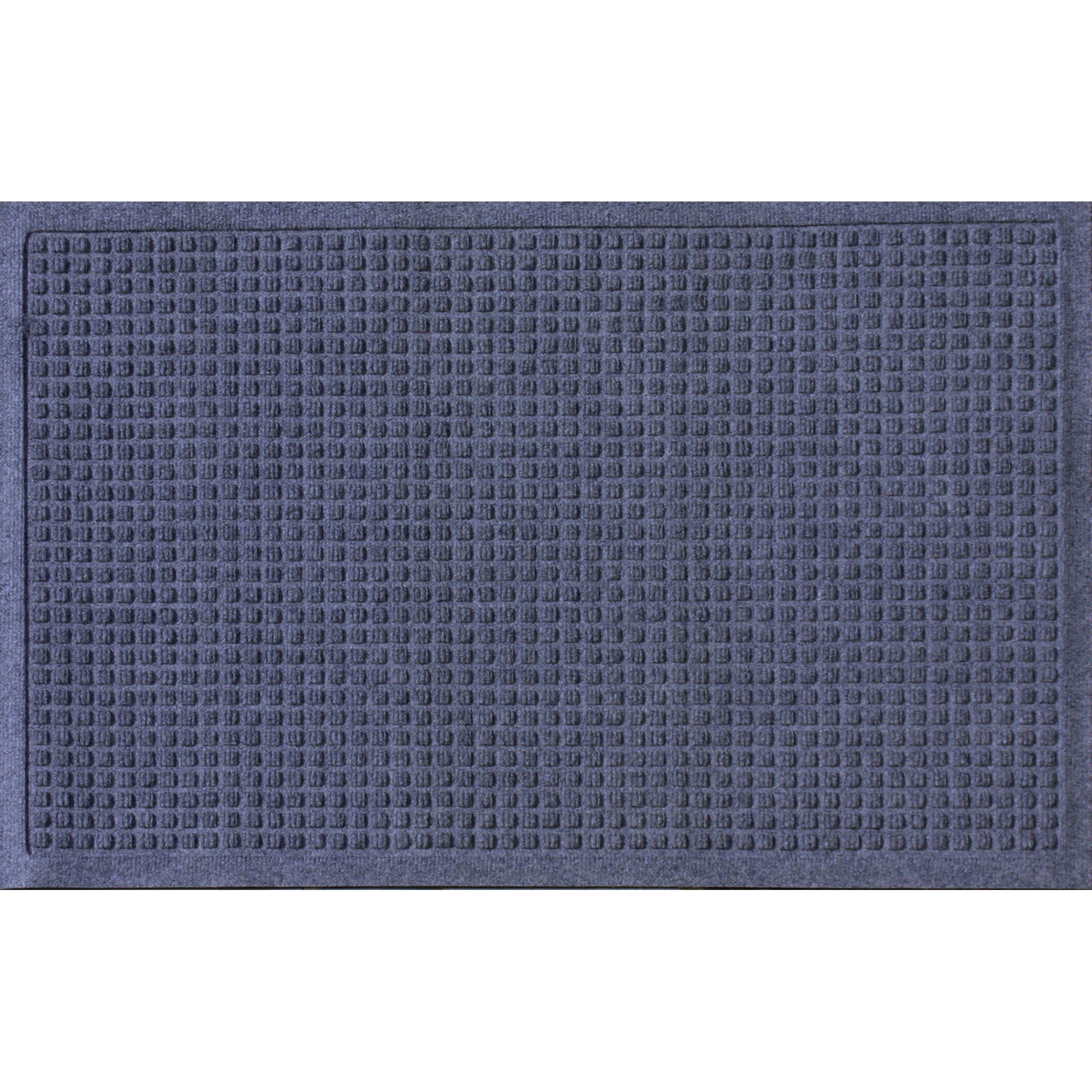 Aqua Shield Squares Doormat, Navy, 2'x3'