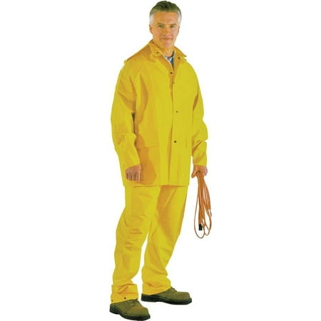 RAINSUIT PVC/POLY 3PC YLW XXXL