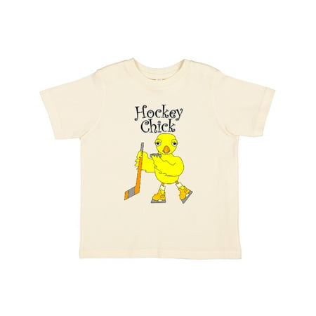 

Inktastic Hockey Chick text Gift Toddler Toddler Girl T-Shirt