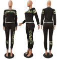 thumbnail image 3 of Conjunto de dos piezas de camuflaje de leopardo 2024, traje deportivo para mujer, sudadera de manga larga y pantalones deportivos, chándal informal para correr para mujer, 3 of 5