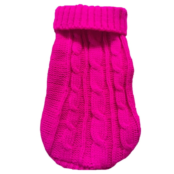 Jersey extrapequeño de punto para chihuahua, yorkshire y chihuahuas miniatura, para hembras y machos pequeños, otoño-invierno, cachorros y gatos, longitud 20 cm (talla n.º 6)