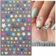 thumbnail image 3 of 4 Sheets 5D Embossed Nail Stickers Self Adhesive Colorful Blossom Floral Nail Stickers for Nail Art Design Decoration Accessories Spring Nail Stickers, 3 of 4