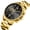 Gold Black, variant on Fashion Business Mens Watches with Stainless Steel Waterproof Chronograph Quartz Watch for Men,Auto Date,Black&Gray