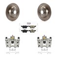 thumbnail image 1 of Transit Auto Rear Disc Brake Caliper Rotors and Semi-Metallic Pads Kit for Car Ford Escape Fusion Lincoln MKC MKX MKZ KC8-101207N, 1 of 11