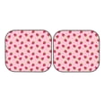 thumbnail image 5 of Lsque Strawberries 2 PCS Windshield Sun Shade | CarFoldable Window Covers | Car Accessories Reflect UV for Universal Cars SUV Truck | Large, 5 of 7