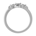 thumbnail image 2 of ARAIYA FINE JEWELRY Sterling Silver Round Diamond Fashion Band Ring (1/8 cttw, I2-I3 Clarity, I-J Color) Size 9, 2 of 6