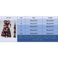 thumbnail image 5 of KDFJPTH Casual Dress Sleeve Print Party Fashion Womens O-Neck Christmas Mini Women's Dress Petite Fall Dresses, 5 of 5