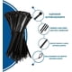 thumbnail image 3 of Cinchos de Plastico, Bridas de Plástico para Electricidad, Cintillos para Cables Nylon Autobloqueantes Resistente para Hogar, Oficina, Exterior, Taller (Negro), 3 of 4