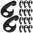 thumbnail image 5 of WHAMVOX  20 Pcs Cargo Net Hooks Replacement Canopy Accessories Black, 5 of 8