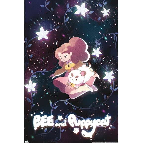 Bee And Puppycat - Space Flowers Key Art Wall Poster, 22.375" x 34"