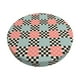 thumbnail image 1 of Disketp Colorful Checkered Funda Redonda para Taburete, Funda de Cojín para Silla de Bar Suave y Elástica-14 inch, 1 of 7