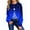 Blue, variant on Girls Christmas Tree Graphic Sweatshirt Long Sleeve Pullover Casual Holiday Lightweight Crewneck Top