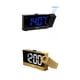thumbnail image 1 of 2x Despertadores LED Radio Temporizado Apagado Proyección Alarmas Duales broadcast FM de Escritorio perfecl Despertadores digitales, 1 of 8