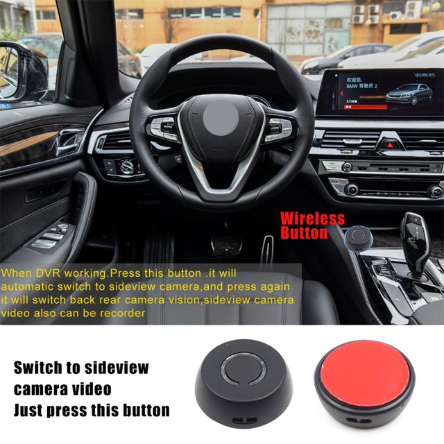 Universal Car Sideview Camera Video Recorder 720x480 IP67 Waterproof Video Recorder DC 12V Switchable HD Night View Driving Camcorder Recording Type 2