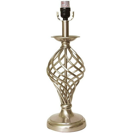 Better Homes&gardens Silver Iron Cage Table Lamp - Walmart.com