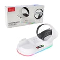 thumbnail image 2 of For PS VR2 Controller Charging Dock with RGB Light, Magnetic Charging Station for VR2 Sense Controllers, Dual Charger Display Stand with LED Indicator, 2 of 5