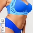 thumbnail image 2 of Xdegoge Sports Bras for Women Plus Size Full Coverage High Support Bra Seamless Liftup Athletic Brassiere Daily Cozy Adjustable Straps Underwear for Yoga, Running, 2 of 6