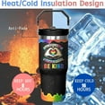 thumbnail image 4 of Rainbow Pride Flag Tumbler, Retro Be You Travel Mug, Gay Pride Cups Lesbian Gifts for Women Men, 30 Oz Stainless Steel Tumbler With Handle & Straw, LGBTQ Awareness Month Gifts, 4 of 6
