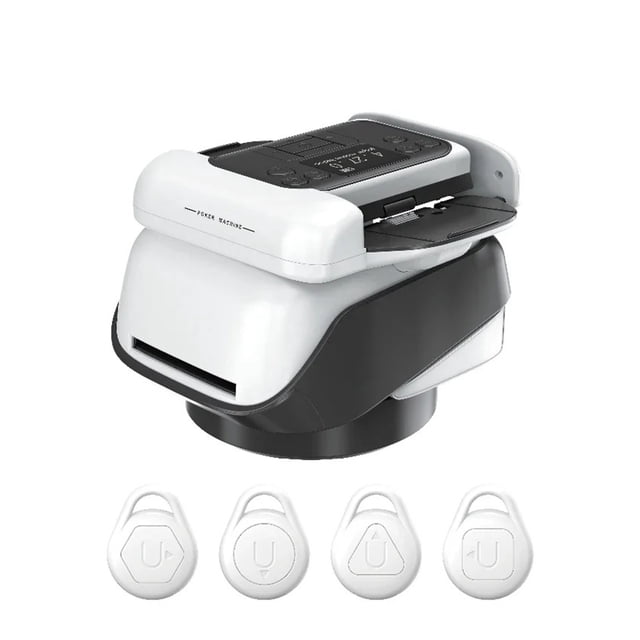 Automatic Cards Dealer Shuffling Machine with Wireless Buttons Poker Playing Card Dealing Tool ,Easy to Operate