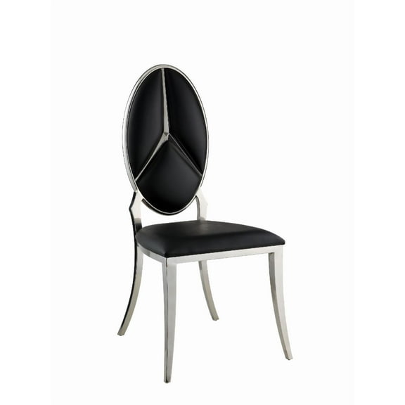 ACME Cyrene Side Chair (Set-2) in Black