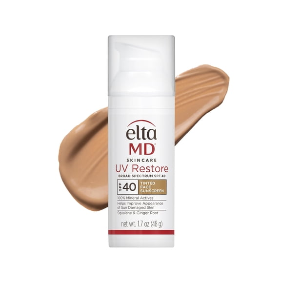 Protector solar EltaMD UV Restore, teñido, SPF 40, 50 ml, dañado por el sol