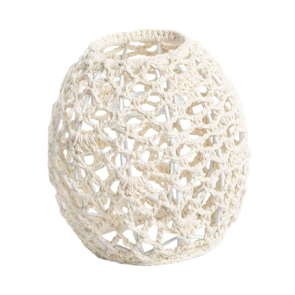 Pantalla de lámpara bohemia para techo, pantalla de lámpara colgante, cubierta de luz colgante, decoración hecha a mano, cubierta de luces tejidas