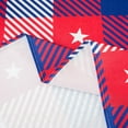 thumbnail image 5 of 4th of July Tablecloth Red Blue Checkered 60" X 102" Rectangle Table Cloth - Oblong Polyester Patriotic Gingham Plaid Star Table Cover Reusable Water Resistant Independence Day Table Décor, 5 of 6