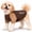 Brown, variant on Pet Life ® Active 'Hybreed' 4-Way-Stretch Fitness Performance Dog T-Shirt
