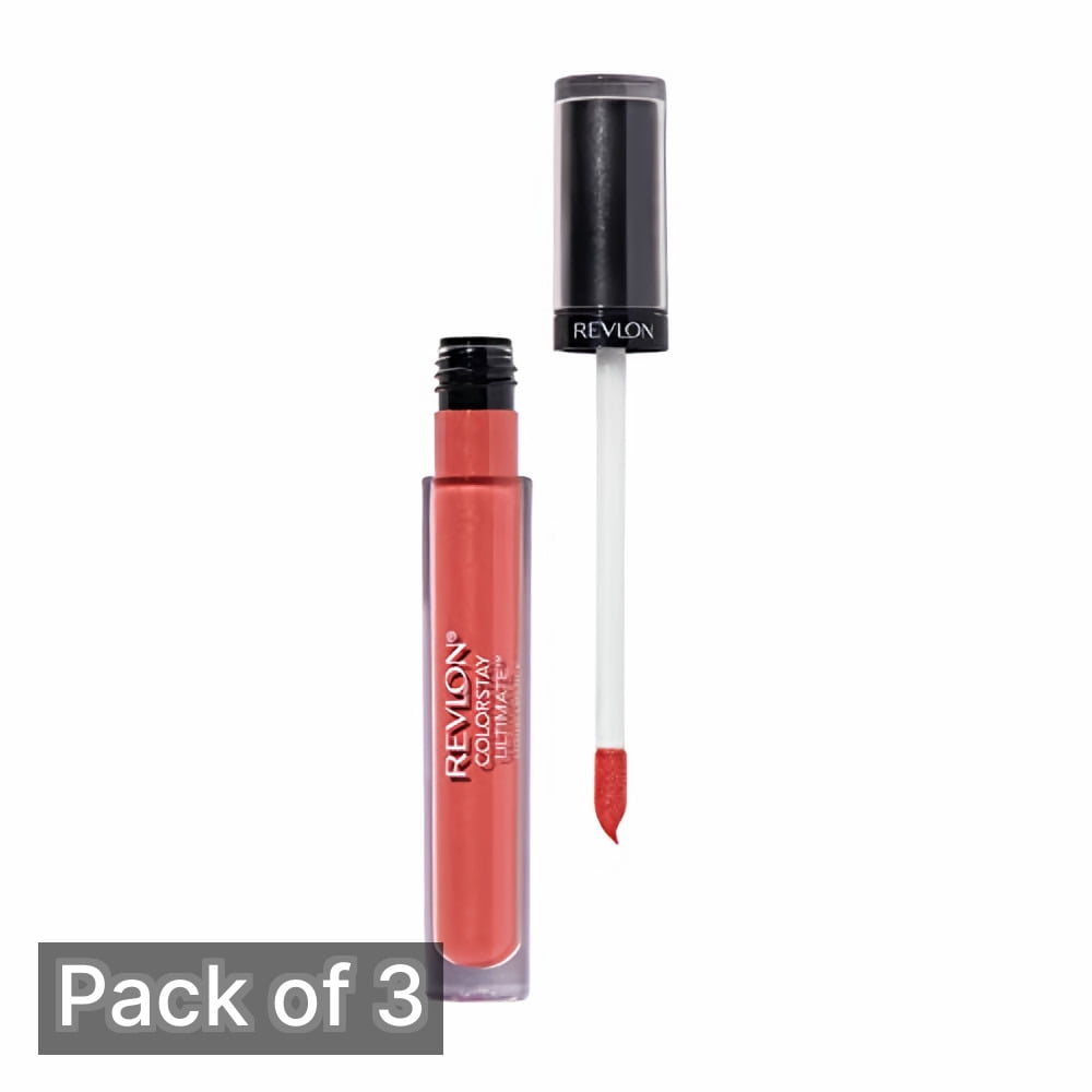 Revlon ColorStay Ultimate Liquid Lipstick, Stellar Sunrise (Pack of 3)