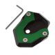 thumbnail image 1 of Base de La Almohadilla de Del Soporte Lateral Del Soporte de La Motocicleta para Z650 Z900 Verde kusrkot Placa de extensión Kickstand, 1 of 7