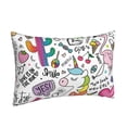 thumbnail image 2 of Fotbe Fun Animal with Unicorn Pillow Cases - Envelope Closure - Luxury, Extra Soft, Cooling Pillow Covers - Wrinkle, Fade, Stain Resistant-16"x24", 2 of 9