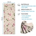 thumbnail image 2 of Pioneer Flower Floral Print Pattern Hot Yoga Mat Towel Non Slip for Hot Yoga - Quick-Drying Yoga Mat Cover with 4 Corner Pockets with Travel Bag - Hot Yoga Towel Non Slip 70"x26", 2 of 6