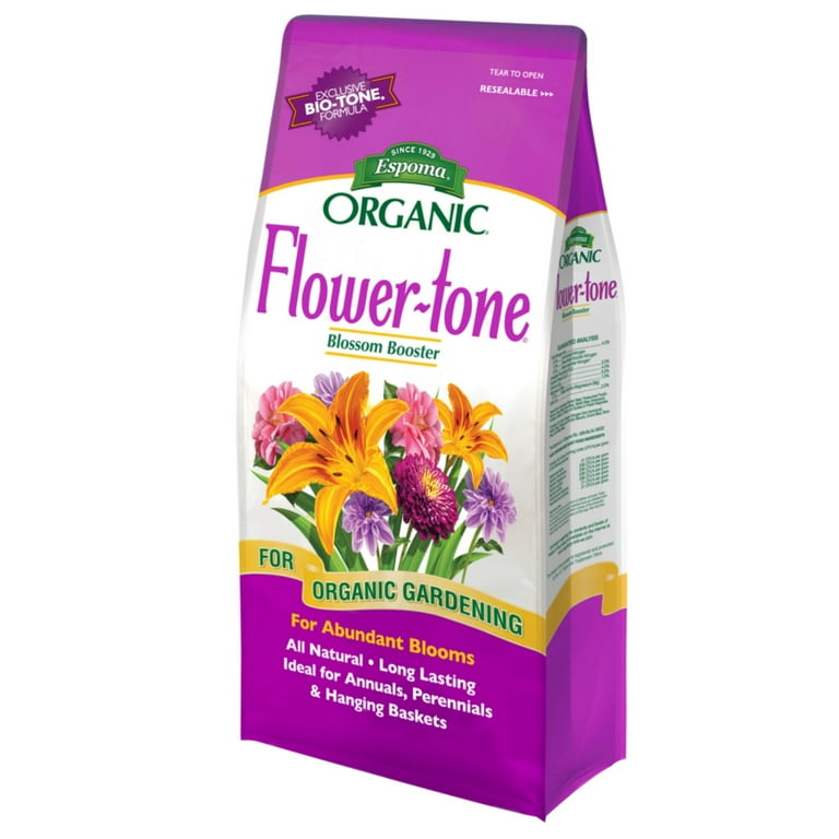 Espoma Organic Flower-Tone Bloom Booster - 4 Pounds, 5 Pack