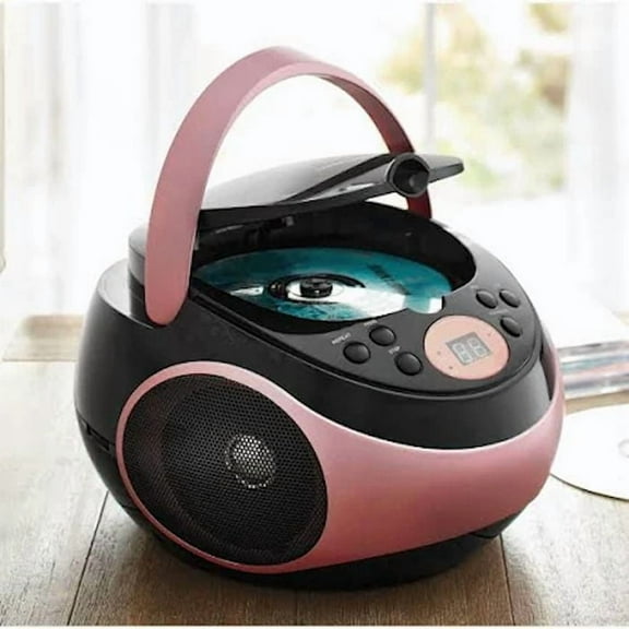 Emerson Portable CD Player Radio Top Loading with LCD Display and FM/AM Radio