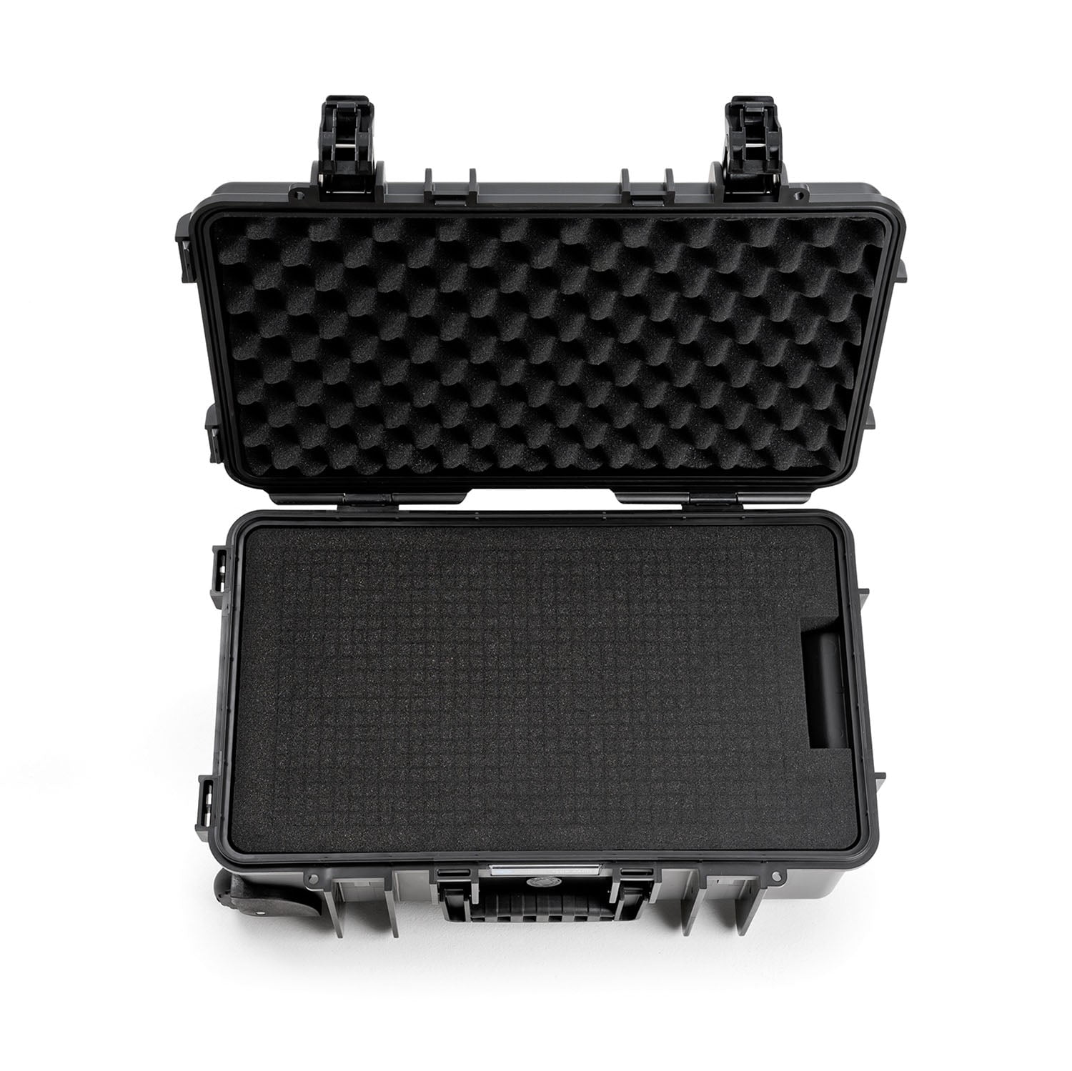 B&W International Type 6600 Hard Case, Waterproof Equipment Protection, SI Pre Cut Foam Insert, Black