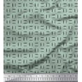thumbnail image 1 of Soimoi Polyester Crepe Fabric Geometric Small Decor Fabric Printed Yard 52 Inch Wide, 1 of 3