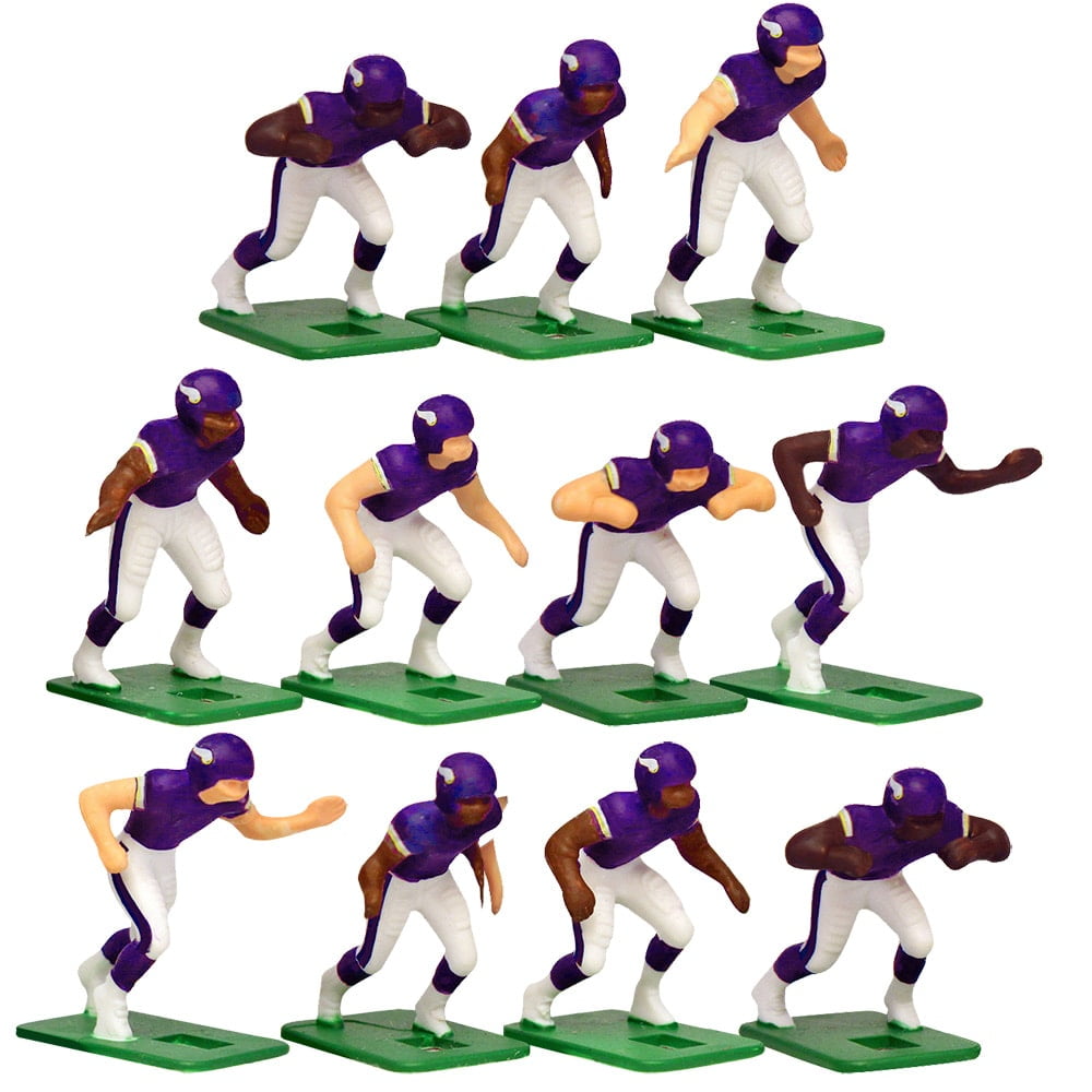 Minnesota Vikings Dark Uniform Action Figures Set