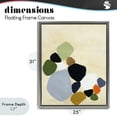 thumbnail image 4 of Stupell Industries Contemporary Balanced Shapes Cluster Gray Floating Frame Canvas Art, 25 x 31, by Ruth Fromstein, 4 of 8