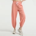 thumbnail image 5 of Women'S Hiking Sweatpants Fast Drying Drawstring Outdoor Travel and Yoga Fitness Trousers. Peony Pink M, 5 of 8