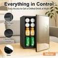 thumbnail image 2 of Minirefrigerador DOGHLY 27L/24 lata con puerta y estante con espejo, 2 of 8