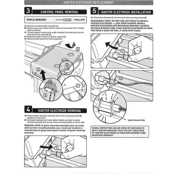 Weber 67847 Batterie Électronique Allumeur Kit avec Boîte Collecteur en Céramique pour Genesis (2008-2010)