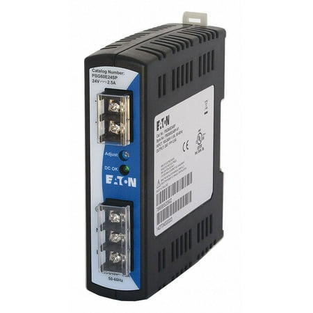 Eaton DC Power Supply,24VDC,2.50A,50/60 Hz PSG60E24SP