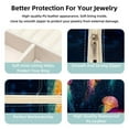 thumbnail image 3 of Jellyfish Travel Portable Square Jewelry Display and Decorative Box with Bracelet Holder - Ideal for Rings, Earrings, Necklaces, Bracelets, and More - Suitable for Girls and Women, 3 of 6