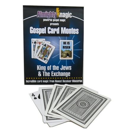 trickmaster almighty magic gospel card montes- two tricks in one! -- powerful gospel magic!